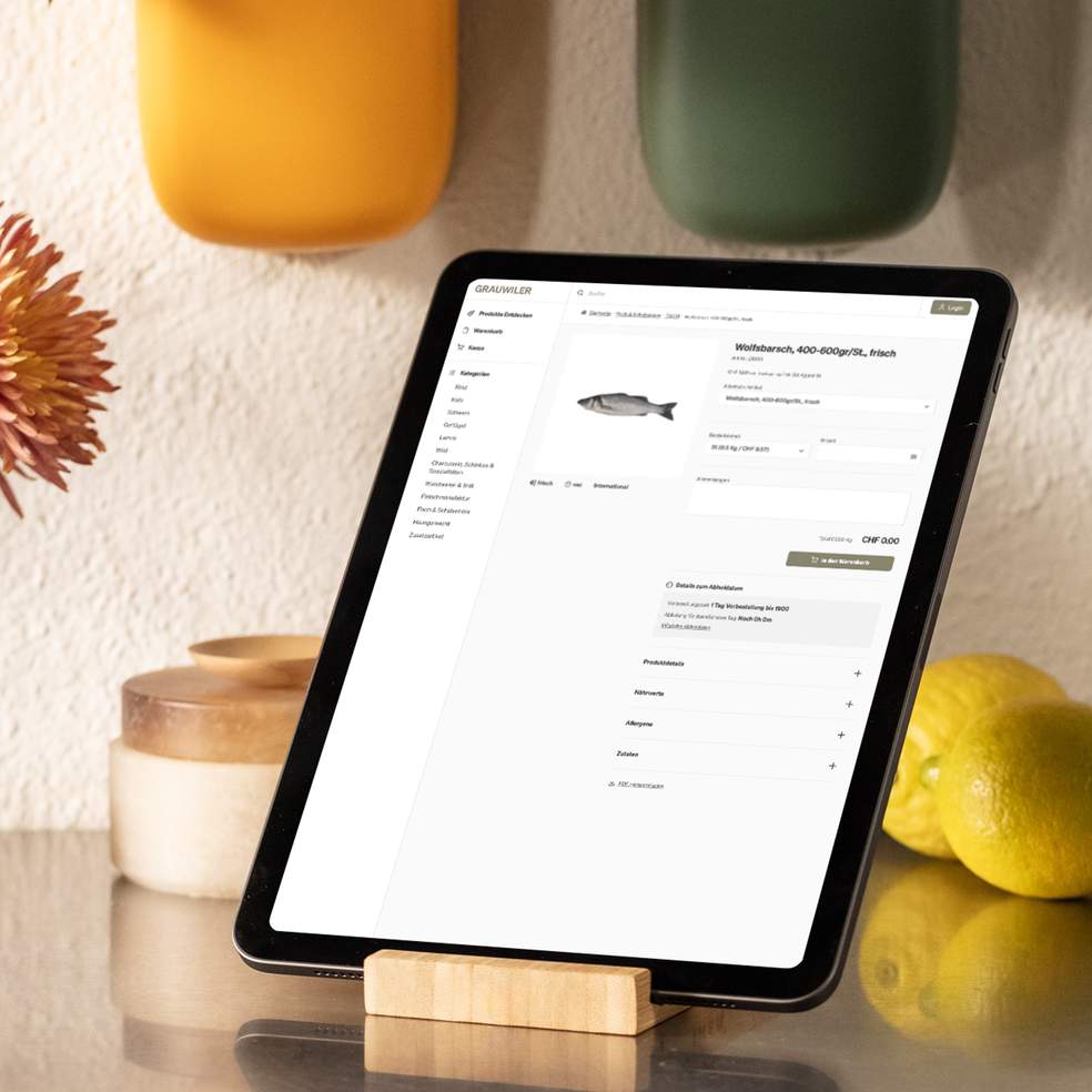 Bild von Krustentiere und Fisch online bestellen